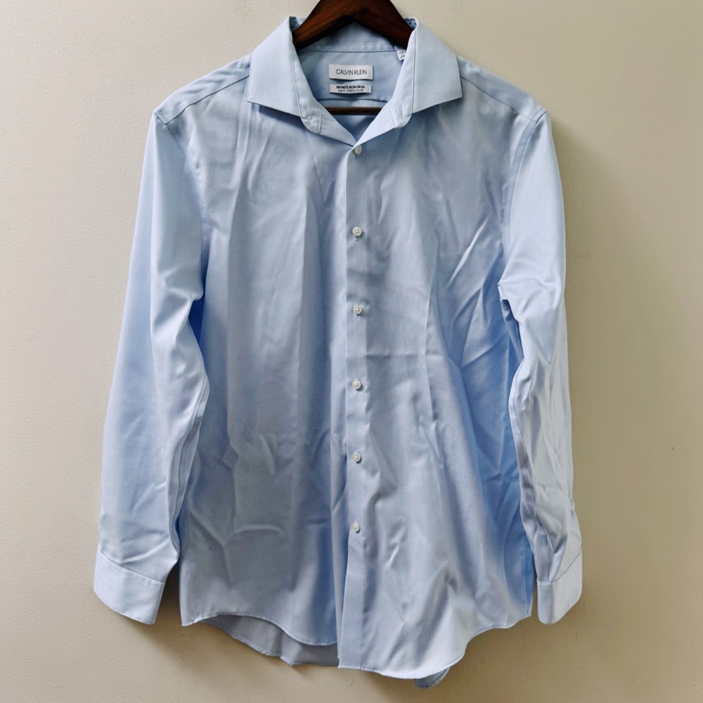 Calvin Klein No Iron Slim Fit Dress Shirt